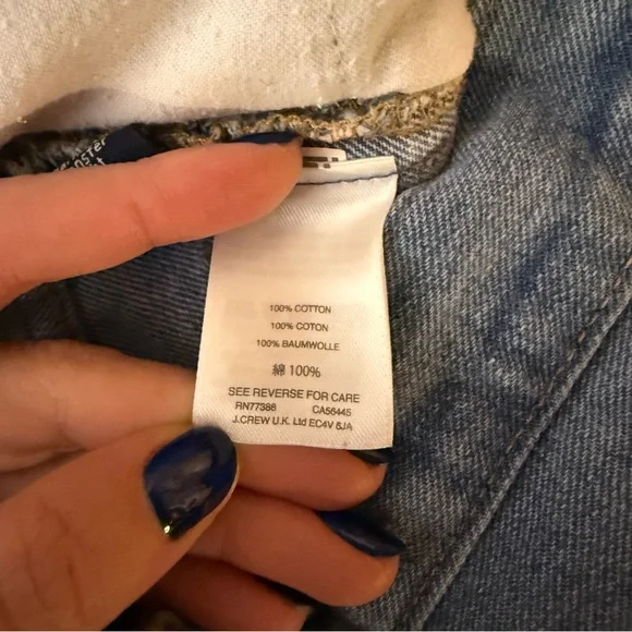 MADEWELL The Perfect Jean Short: Step-Hem Edition Odell Wash High Rise 26 - Picture 8 of 9